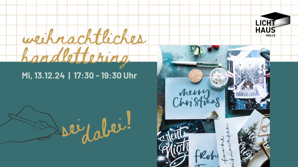 KREATIVWERKSTATT - Weihnachtliches Handlettering